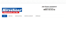 Tablet Screenshot of kirschnerservice.de